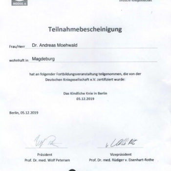 „Konservative Therapie, Rehabilitation und Physiotherapie“